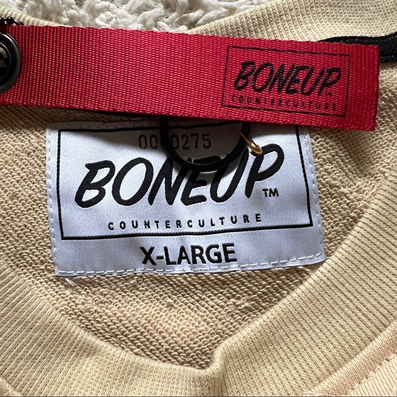 BONEUP Counterculture Quilted Stitch Pocket Tee - Picture 7 of 10